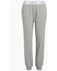 Calvin Klein - Modern Cotton Lounge Jogging Bottoms, Heather - Lyst