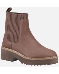 TOMS - Millie Leather Oak Heeled Ankle Boots - Lyst