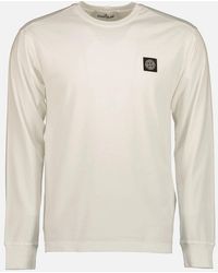 Stone Island - Long Sleeve Cotton Jersey T-Shirt - Lyst