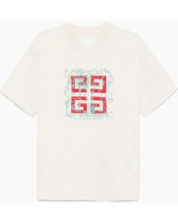 Givenchy - Embroidered 4G Logo Print T-Shirt - Lyst
