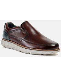 Pod - Fowler Leather Tan Loafers - Lyst