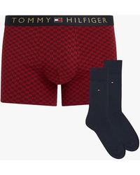 Tommy Hilfiger - Trunk Print & Sock Set Multicoloured - Lyst