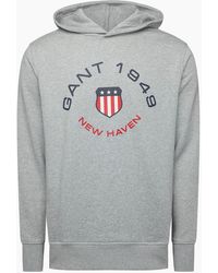 GANT - Graph Sweat Hoody - Lyst