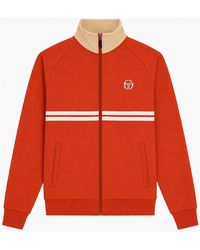 Sergio Tacchini - Dallas Track Top Jacket Rooibos Tea/Mojave Desert/Gardenia - Lyst