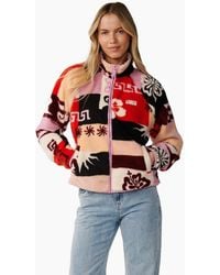 Rip Curl - Rip Curl Party Pack Polar Patterned Full Zip Fleece - Lyst