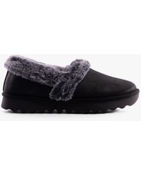 Skechers - 169027/Blk Cozy Up Slippers - Lyst