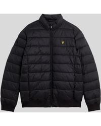 Lyle & Scott - Funnel Neck Puffer Jacket - Lyst