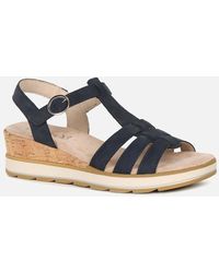 Caprice - Explore Wedge Heel Sandals - Lyst