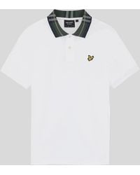 Lyle & Scott - Tartan Collar Polo Shirt - Lyst