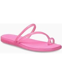 Crocs™ - Miami Jely Toe Loop Eva Lemonade Sandals - Lyst
