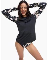 Roxy - Ls Lycra Long Sleeve Rash Vest - Lyst