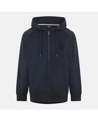 BOSS - Steele Zip Through Hoody - Lyst