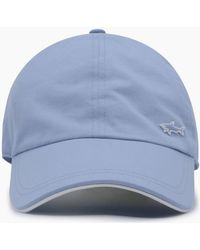 Paul & Shark - Shark Badge Light Cotton Baseball Cap - Lyst