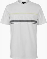 BOSS - Hbg Zone Signature Logo T-Shirt - Lyst