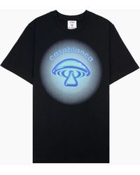 CASABLANCA - Airbrush Mushroom Logo T-Shirt - Lyst