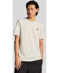 Lyle & Scott - Linen Blend Breton Stripe T-Shirt - Lyst