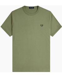 Fred Perry - T Shirt Ringer Crew Neck Short Sleeve Summer Tee - Lyst