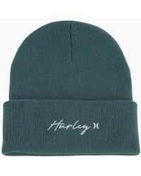 Hurley - Script Cuff 2.0 Fixed Cuff Beanie - Lyst