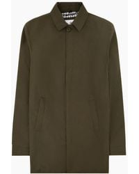 Aquascutum - Shell Active Mid Trench Coat Army 06 - Lyst
