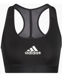 adidas - Scoop Neck Snug Fit Bra Top - Lyst