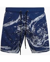 Philipp Plein - Plein Sport Water Tiger Logo Medium Boardshort Swim Shorts - Lyst