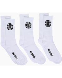 Element - Icon Socks 3Pk Crew Socks - Lyst
