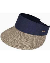 Barts - Vesder Raffia Sun Visor Baseball Cap - Lyst