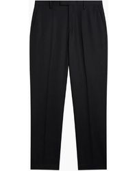 Ted Baker - Selwynt Lightweight Wool Blend Trousers - Lyst