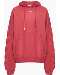 Off-White c/o Virgil Abloh - Off St Matthew Design Skate Fit Washed Hoodie - Lyst