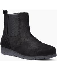 Hotter - Exeter Low Wedge Boots - Lyst