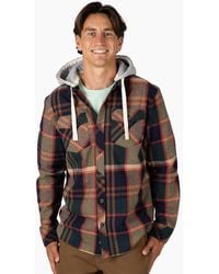 Saltrock - Beale Hooded Long Sleeve Shirt - Lyst