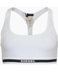 DIESEL - Miley Cotton Stretch Mesh Bralette - Lyst