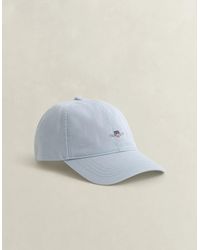 GANT - Shield Logo Cotton Twill Cap - Lyst