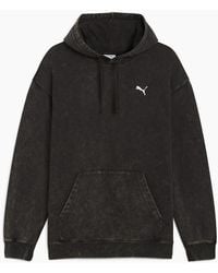 PUMA - Elevated Relaxed Wash Overhead Hoodie - Lyst