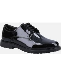 Hush Puppies - Verity Slip On Leather Patent Brogues Shoes - Lyst