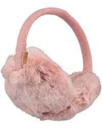 Barts - Faux Fur Cable Knit Earmuffs - Lyst