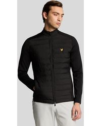 Lyle & Scott - Hybrid Water Resistant Quilted Jacket - Lyst
