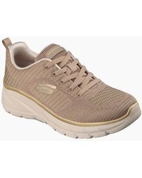 Skechers - Fashion Fit 2.0 Polyester Taupe/ Trainers - Lyst