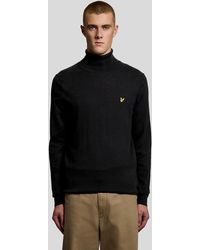 Lyle & Scott - Cotton Merino Turtleneck Jumper - Lyst