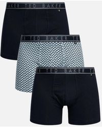 Ted Baker - 3-Pack Palms Print Boxer Briefs - Lyst
