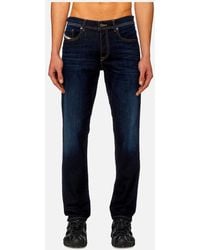 DIESEL - D-Finitive Straight Leg Regular Fit Jean Dark 009Zs - Lyst
