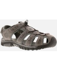 Rockstorm - Walking Sandals Stone Closed Toe Fisherman Touch Fasten Toggle Uk Size - Lyst
