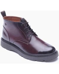 Base London - London Havoc Leather Washed Ankle Boots - Lyst