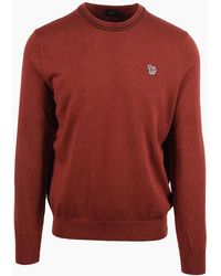 Paul Smith - Zeb Badge Crew Neck Sweatshirt - Lyst