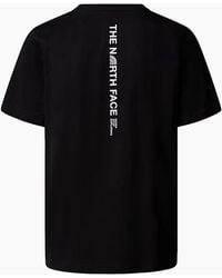The North Face - Vertical Logo T-Shirts Crew Neck Short Sleeve Soft Cotton Tee - Lyst