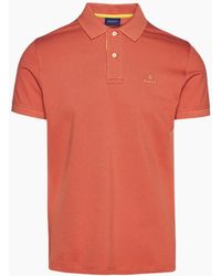 GANT - Polo Shirt Short Sleeve Casual Summer Tee Cotton Jersey Golf Sports - Lyst