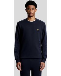 Lyle & Scott - Sports Tape Crew Neck Sweatshirt - Lyst