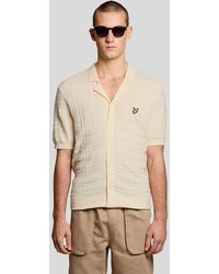 Lyle & Scott - Revere Collar Knitted Resort Shirt - Lyst