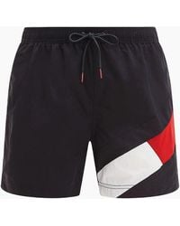 Tommy Hilfiger - Slim Fit Medium Drawstring Swim Shorts - Lyst