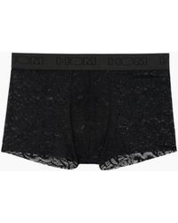 Hom - Temptation Free Cut Lace Boxer Trunk - Lyst